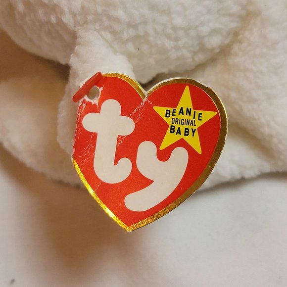 Vintage Ty Beanie Baby Fleece the Lamb Style 4125 1996 - Picture 4 of 8